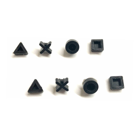 PS4 Pro Replacement Rubber Feet Black (8 Piece)