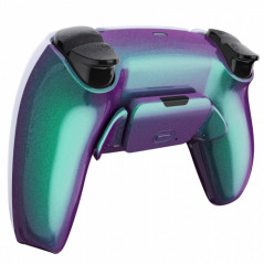 PS5 Dualsense Mod Controller with Back Paddles lossy Chameleon Green Purple
