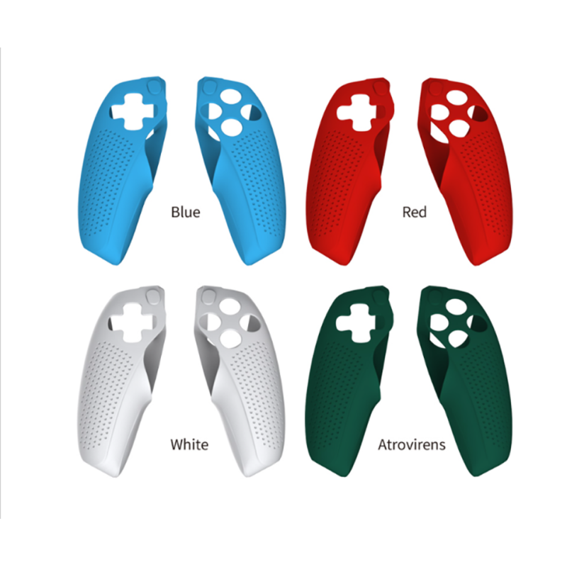 Ds5 Dualsense Controller Dobe Silicone Side Grips Red