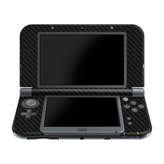New 3DS LL/XL Console Carbon Fiber Skin Black Nintendo