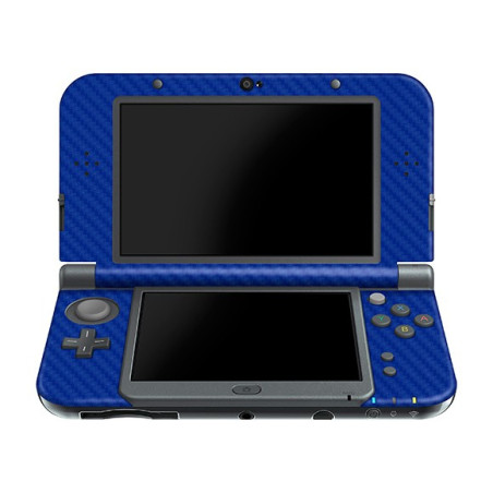 Nintendo New 3DS LL/XL Console Carbon Fiber Skin Blue