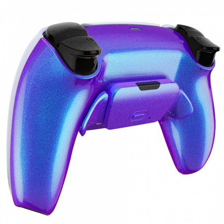 PS5 Dualsense Mod Controller with Back Paddles Glossy Chameleon Blue Purple