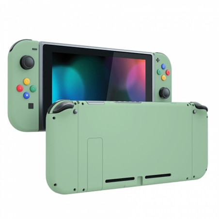 NS Switch Console Full Shell Soft Touch Matcha Green