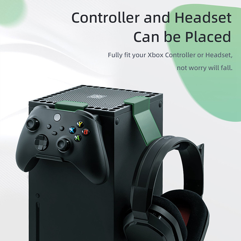Xbox Series X Dust Filter With Controller / Headset Holder
