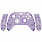 XBOX ONE S Controller Front Faceplate With Side Rails Clear Purple