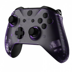 XBOX ONE XBOX ONE S Controller Front Faceplate With Side Rails Clear Purple