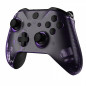 XBOX ONE S Controller Front Faceplate With Side Rails Clear Purple
