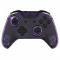 XBOX ONE S Controller Front Faceplate With Side Rails Clear Purple