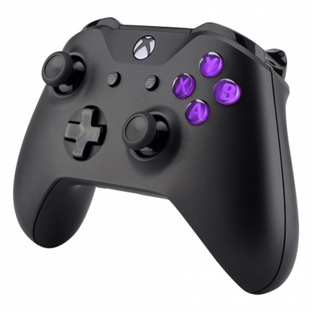 Xbox One Controller Button Set Transparent Purple