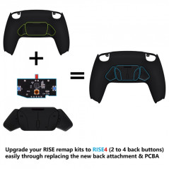 PS5 Converter to transform your PS5 Dualsense back button Rise 2 button Kit To a 4 button Kit K1 K2 K3 K4