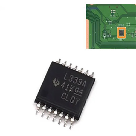 Xbox Series X Motherboard L339A TSSOP-14 Quad Differential IC Chip