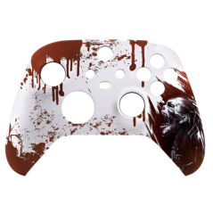 XBOX CONTROLLER ITEMS XBOX SERIES S/X Controller Front Faceplate Art Series Soft Touch Blood Zombie