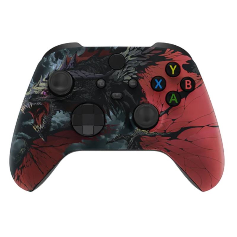 XBOX SERIES S/X Controller Front Faceplate Art Series Soft Touch Dragon XBOX SERIES S/X Controller Front Faceplate Art Series Soft Touch Dragon