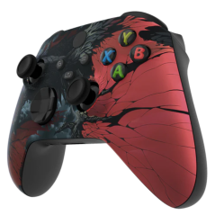 XBOX CONTROLLER ITEMS XBOX SERIES S/X Controller Front Faceplate Art Series Soft Touch Dragon