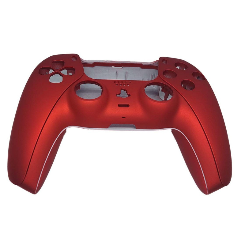 PS5 Dualsense Controller Top and Bottom Shell Coke Red