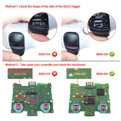 PS5 Dualsense Controller 16pc Button Set Clear Purple BDM-020 PS5