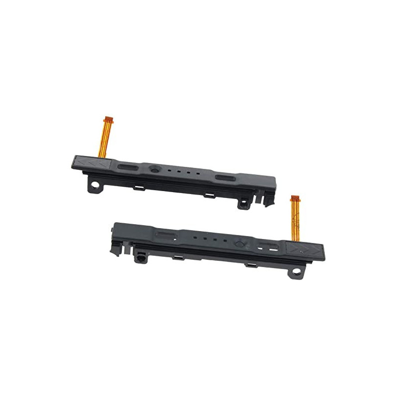 NS Switch Joy-con Original Complete Left and Right Plastic Rail Assembly with Flex Cable