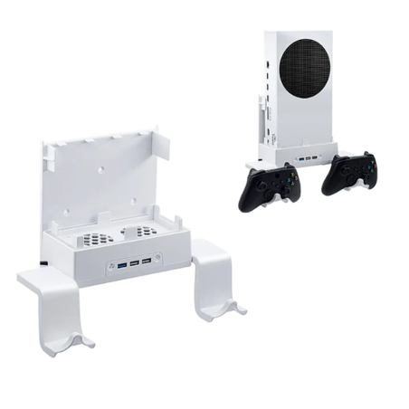 XBOX SERIES S/X Xbox Series S Wall-Mounted Color Changing Cooling Dock With Controller Hook