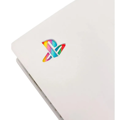 PS5 Console Logo Skin Sticker Rainbow