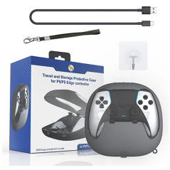 PS5 Dualsense 5 Premium Clear Top Case With Charge Hole
