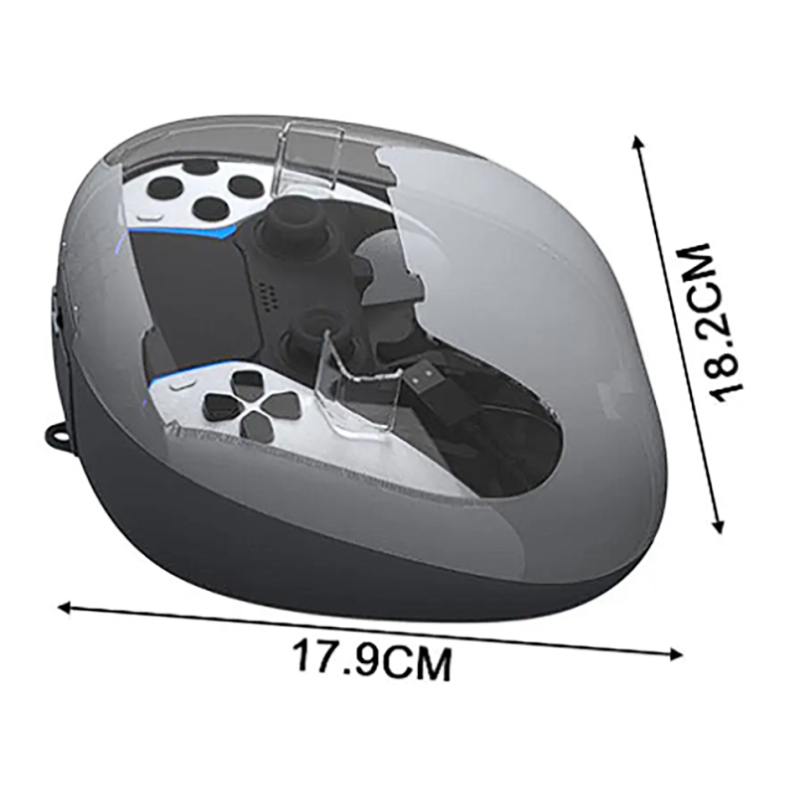 Dualsense 5 Premium Clear Top Case With Charge Hole