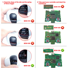PS5 PS5 Dualsense Button Mod Tactile Clicky Full Set Light Click for BDM-030