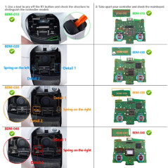 PS5 PS5 Dualsense Controller Front Shell With Touchpad Luna Glossy Clawed