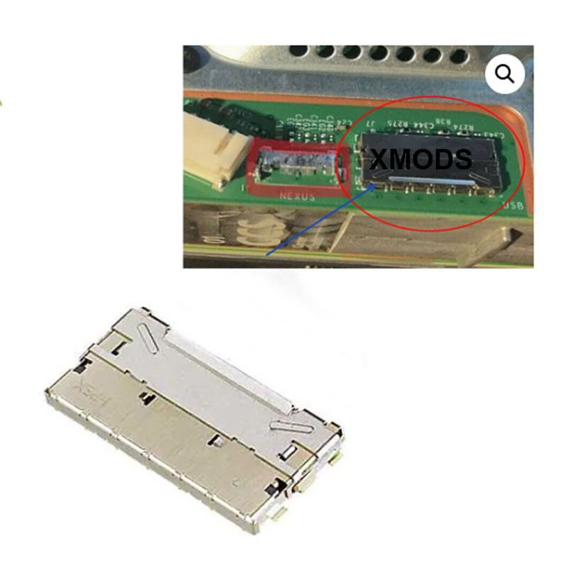 Xbox Series X Motherboard USB Port Connector Near NEXUS Port Xbox Series X Motherboard USB Port Connector Near NEXUS Port