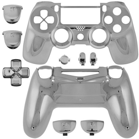Ps4 Dualshock 4 Complete Shell Series Chrome Silver