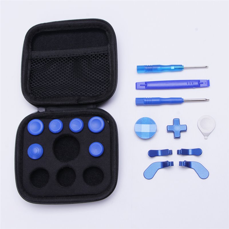 XBOX ONE Elite V2 / Core Controller 12Pcs Magnetic Thumbstick Accessory Paddle Set Full Blue