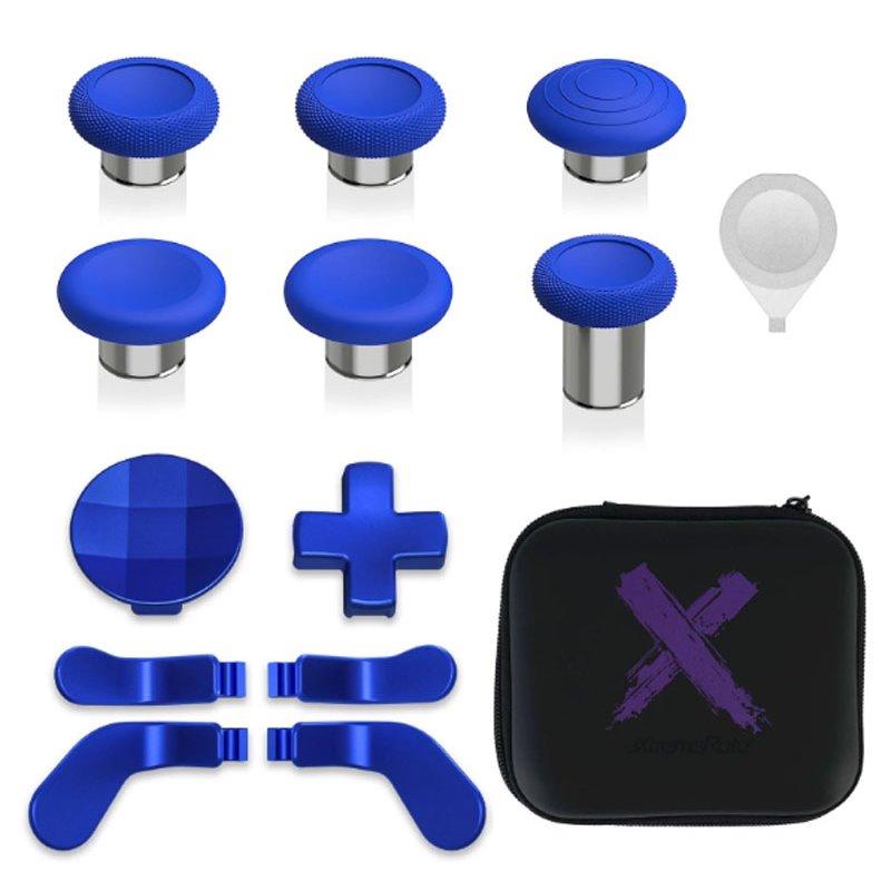XBOX ONE Elite V2 / Core Controller Extremerate Magnetic Thumbstick Accessory Paddle Set Blue XBOX ONE Elite V2 / Core Controller Extremerate Magnetic Thumbstick Accessory Paddle Set Blue