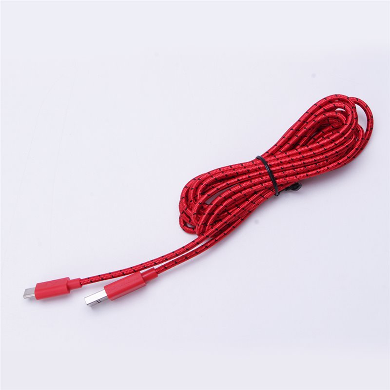 Xbox One Elite2 Controller Original High Quality 9ft Braided Type-C USB Charging Cable Red Xbox One Elite2 Controller Original High Quality 9ft Braided Type-C USB Charging Cable Red