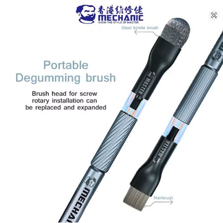 Tools Mechanic Motherboard PCB Cleaning Brush 2 heads