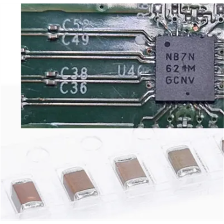 XBOX SERIES S/X Xbox Series X Capacitors Arround HDMI Retimer C52 C49 C57 C55 C38 C36 C45 C42