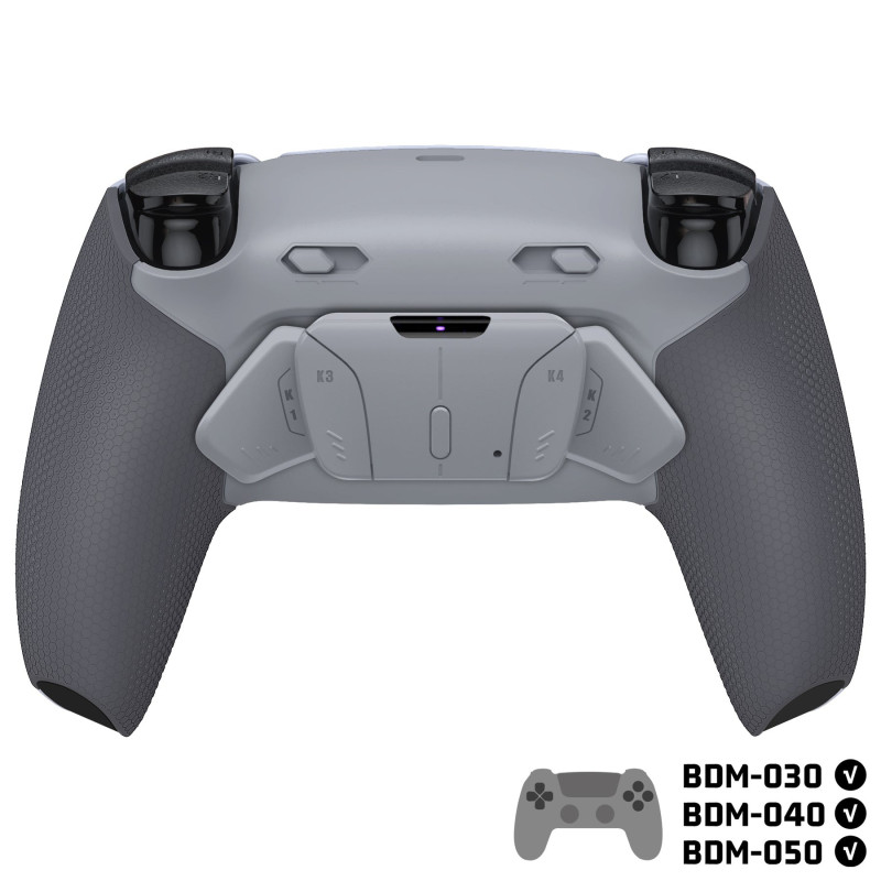 Ps5 Dualsense Controller NEW Plus MAX Edition Back Button Mod Kit Rise4 Rubberized Hope Gray BDM-030/040/050