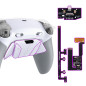Ps5 Dualsense Controller NEW Plus MAX Edition Back Button Mod Kit Rise4 Rubberized White Metal Edition  BDM-030/040/050
