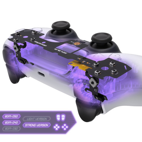 PS5 PS5 Dualsense Button Mod Tactile Strong Clicky Face Kit V2 Full set with Performance Triggers BDM-040/050