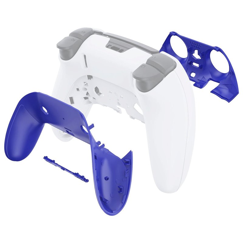 PS5 Dualsense Edge Replacement Top and Bottom Shell Trim Blue