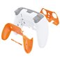PS5 Dualsense Edge Replacement Top and Bottom Shell Trim Orange