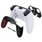 PS5 Dualsense Edge Replacement Top and Bottom Shell Trim Black & Textured Red