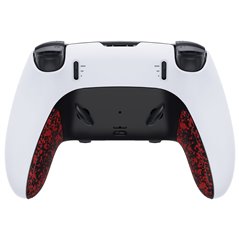PS5 PS5 Dualsense Edge Replacement Top and Bottom Shell Trim Black & Textured Red