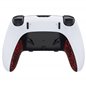 PS5 Dualsense Edge Replacement Top and Bottom Shell Trim Black & Textured Red
