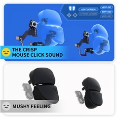 PS5 PS5 Dualsense Controller Tactile Clicky Hair Trigger Kit Light Micro Switch Version BDM010/020