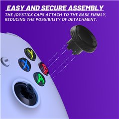 XBOX CONTROLLER ITEMS Xbox One/S/Series/Elite/Core ThumbsGear V3 Interchangeable Thumbsticks Black