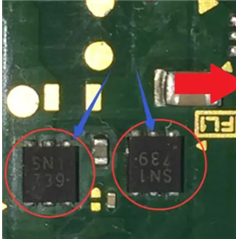 Nintendo NS Switch Board Components SN1 H8 Mosfet Small Signal