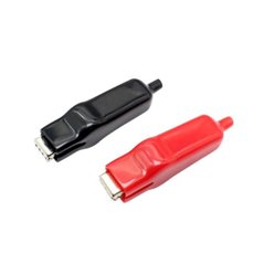 Tools 2pcs Alligators Clip 20A PVC Sheathed Electric Test Clip Spring Clamps