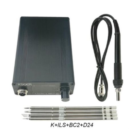 KSGER T12 Soldering Station Quick Heat STM32 OLED Temperature Controller 4pcs 