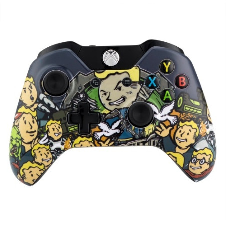 Xbox One Controller Front Faceplate Art Series Pipboy Assembly