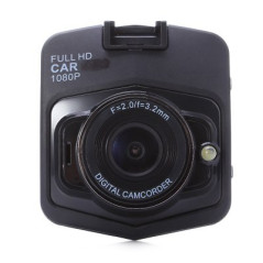 GT300+ Dual Lens 1080P FHD 170 Degree Wide Angle Car DVR BLACK 