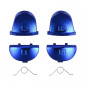 PS4 DS4 Trigger set R1L1 R2L2 with Springs Chrome BLUE PS4 DS4 Trigger set R1L1 R2L2 with Springs Chrome BLUE